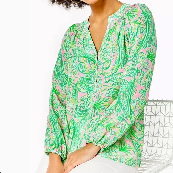 Lilly Pulitzer Elsa Top - Picture 1 of 3